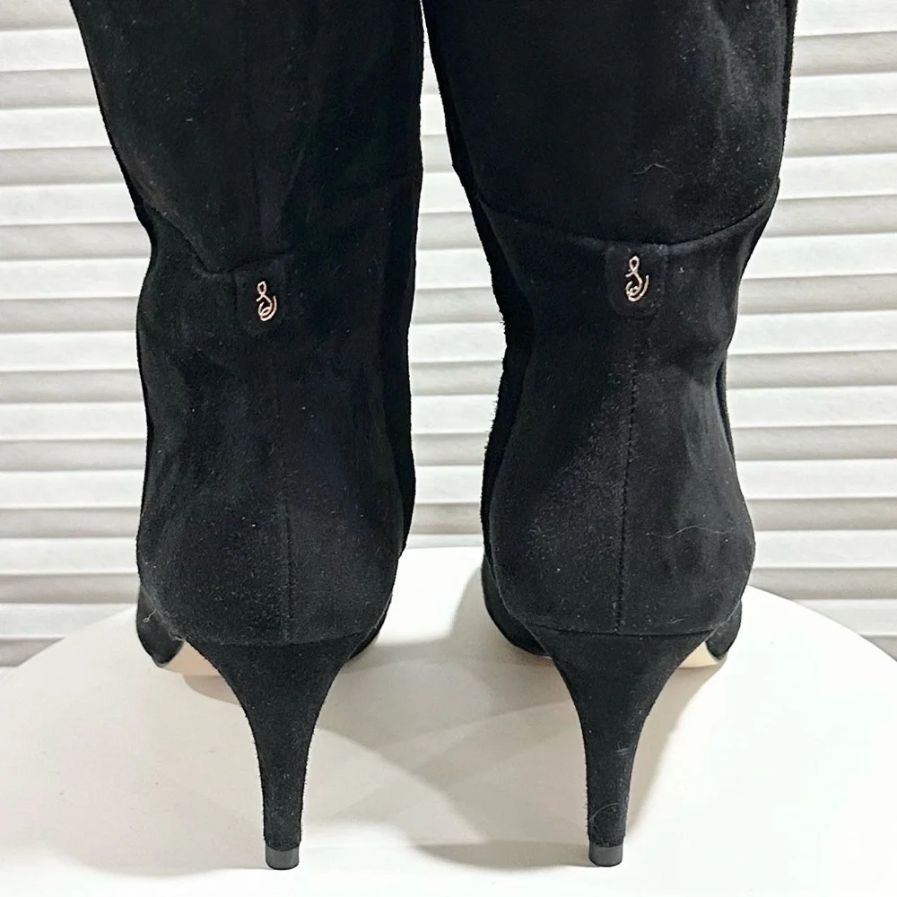 🌸SAM EDELMAN🌸 Ursula Suede Knee High Boots Black Size: 7.5